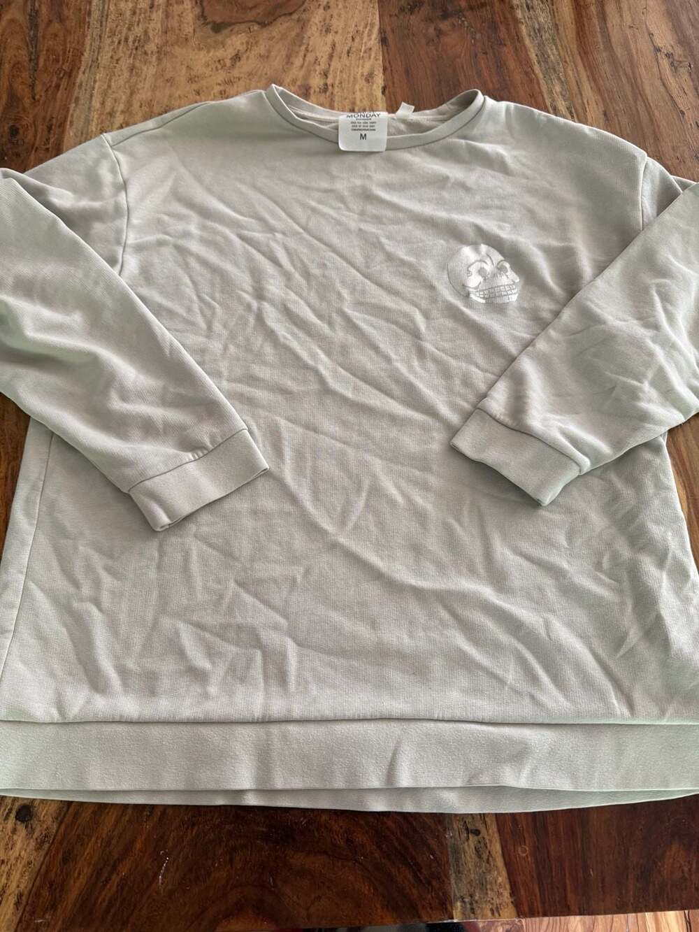 Cheap Monday Skull Logo Sweatshirt Size M
